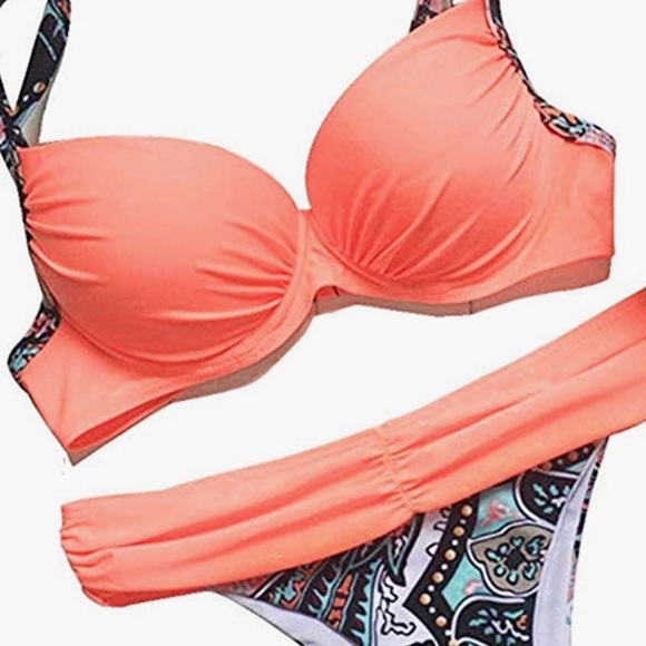 Other - NWT Women Push Up Two Piece Bikini Swimsuits Padded Swimwear Bathing Suit